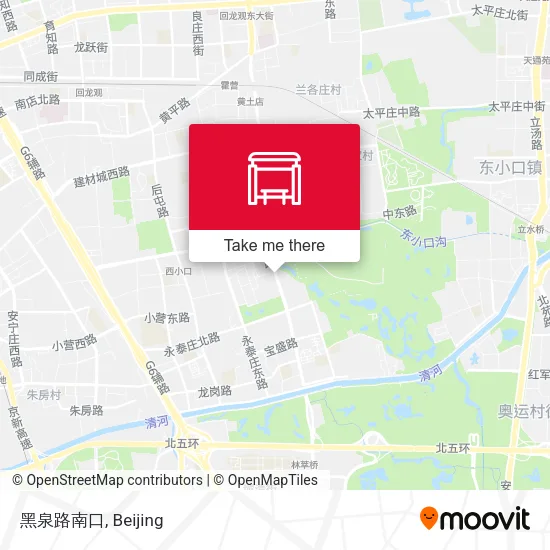 黑泉路南口 map