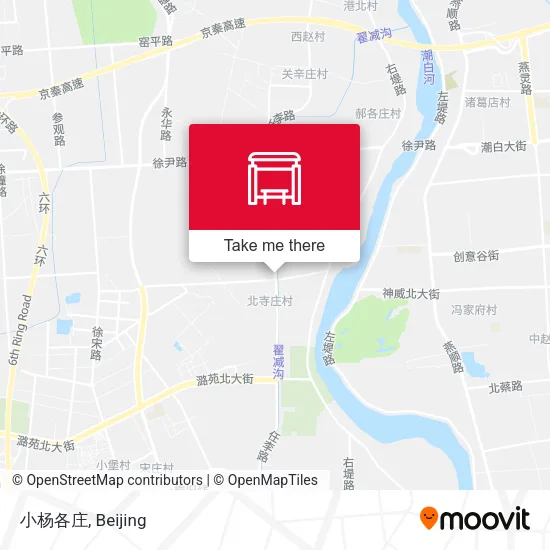 小杨各庄 map