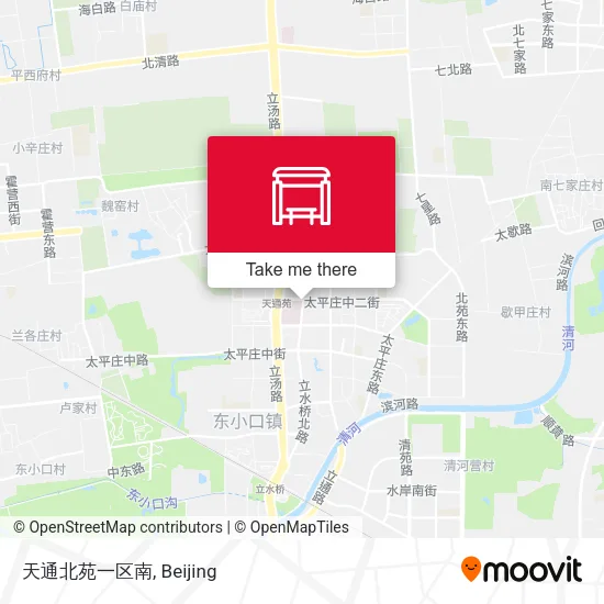 天通北苑一区南 map