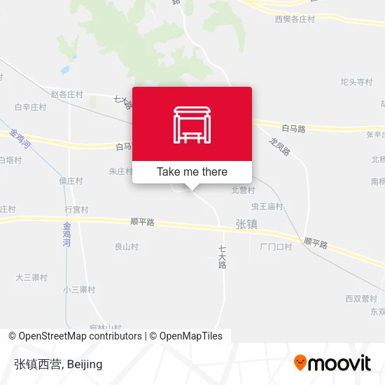 张镇西营 map