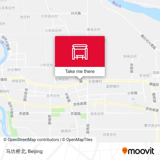 马坊桥北 map