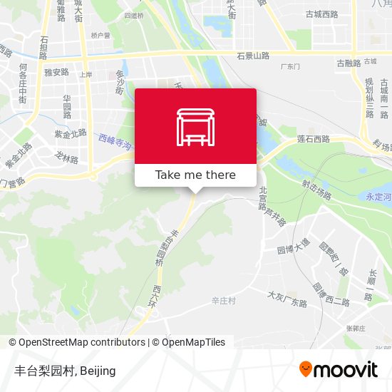 丰台梨园村 map