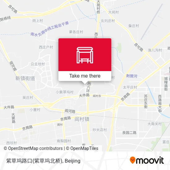 紫草坞路口(紫草坞北桥) map