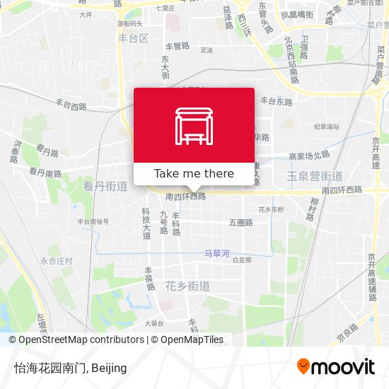 怡海花园南门 map