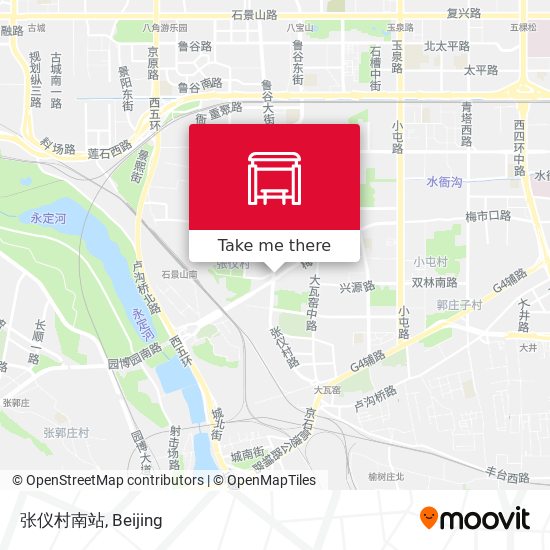 张仪村南站 map