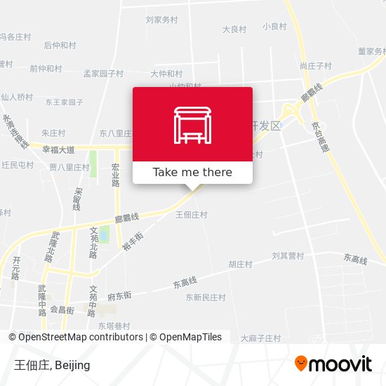 王佃庄 map