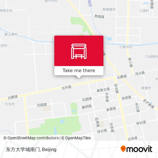 东方大学城南门 map