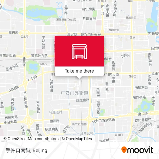 手帕口南街 map