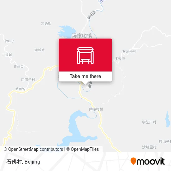 石佛村 map