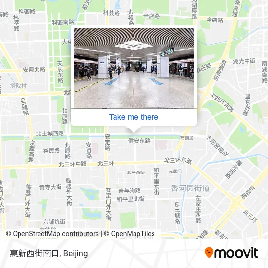 惠新西街南口 map