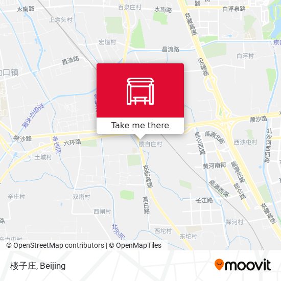 楼子庄 map
