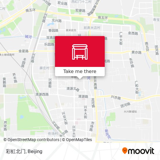 彩虹北门 map