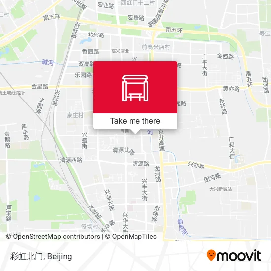 彩虹北门 map