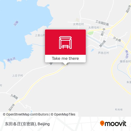 东田各庄(京密路) map