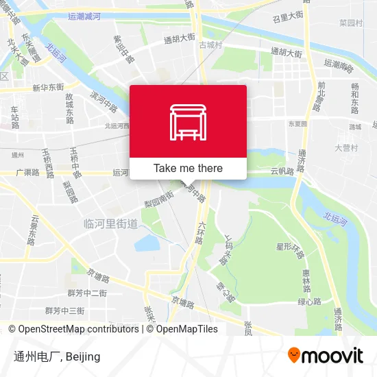 通州电厂 map