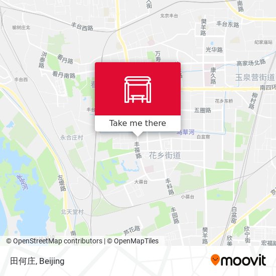 田何庄 map