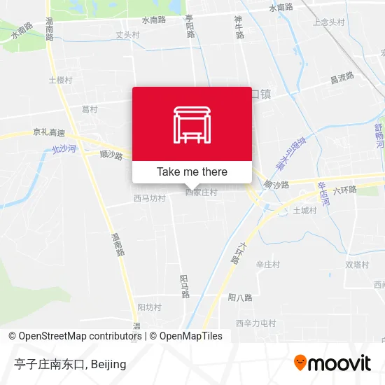 亭子庄南东口 map