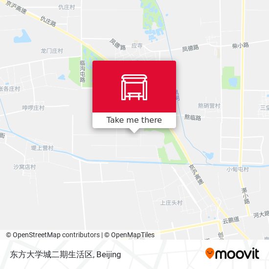 东方大学城二期生活区 map