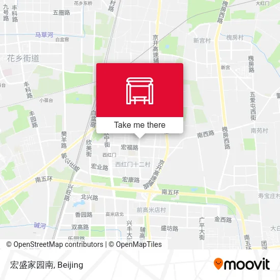 宏盛家园南 map