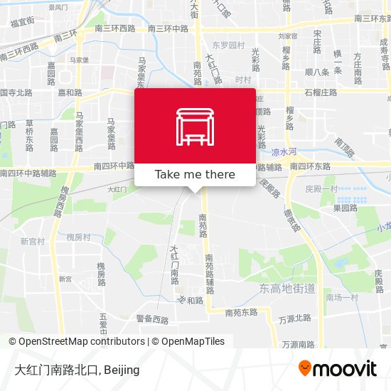 大红门南路北口 map