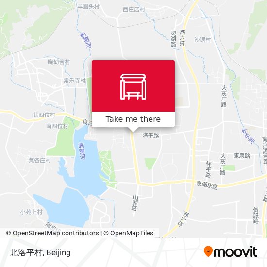 北洛平村 map