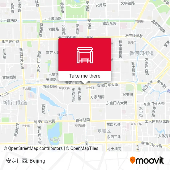 安定门西 map