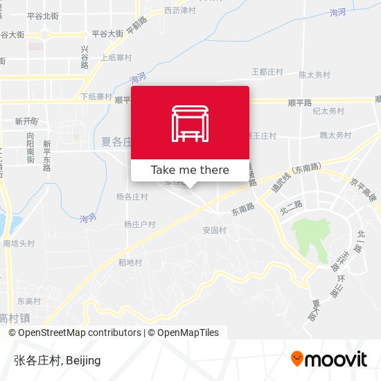 张各庄村 map