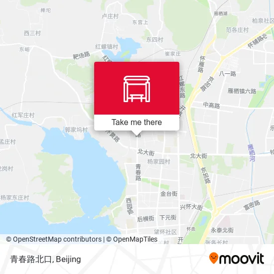 青春路北口 map