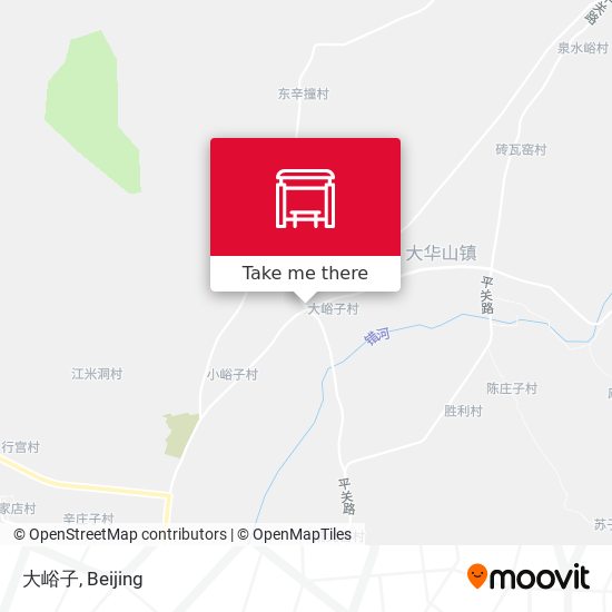 大峪子 map
