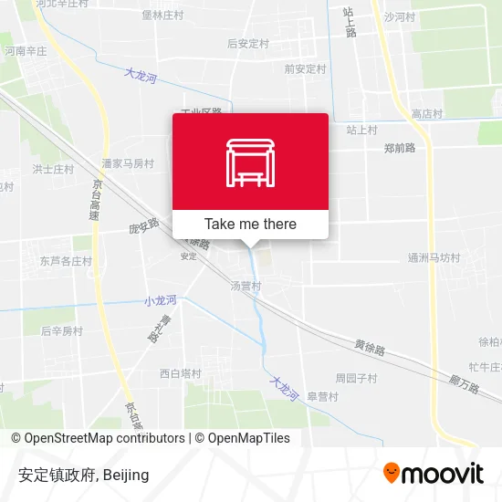 安定镇政府 map