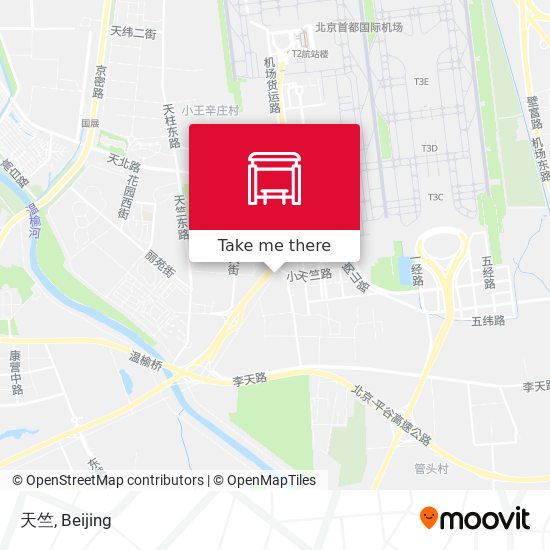 天竺 map