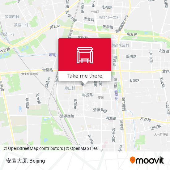 安装大厦 map