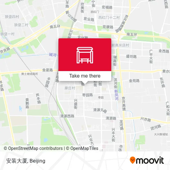 安装大厦 map