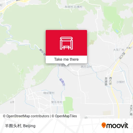 羊圈头村 map