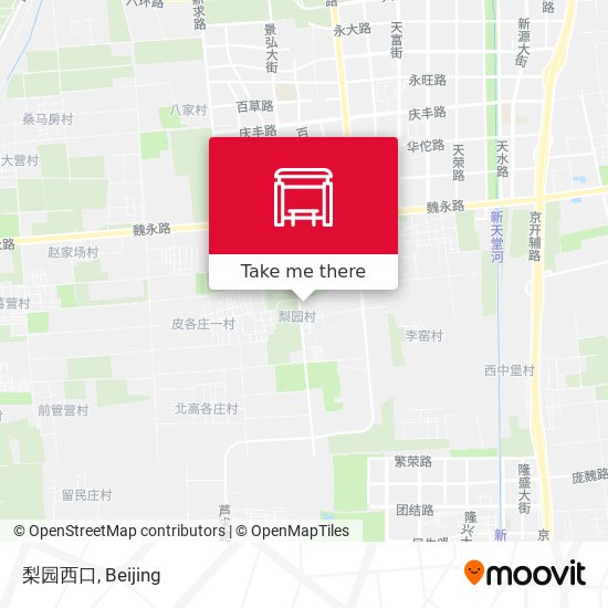 梨园西口 map