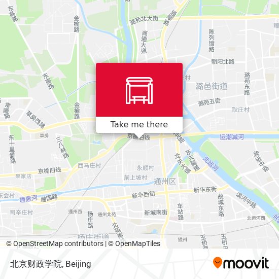 北京财政学院 map