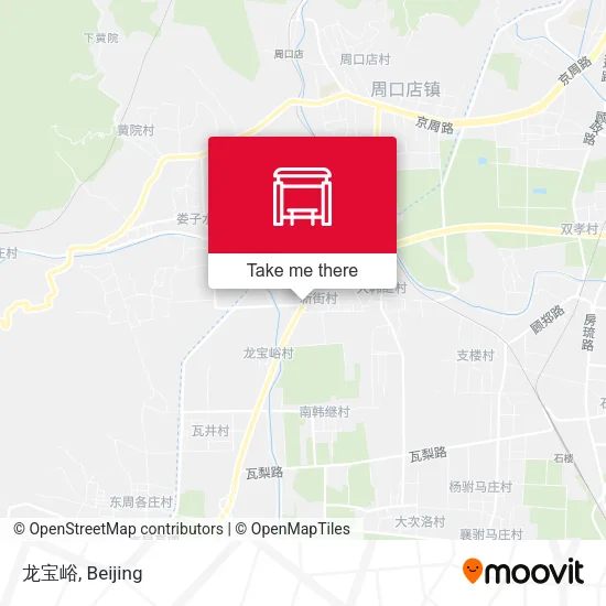 龙宝峪 map