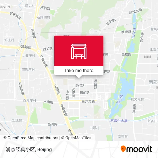 润杰经典小区 map