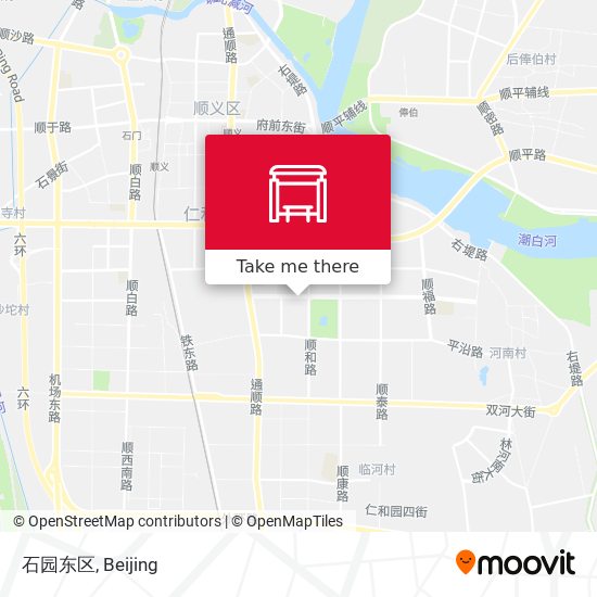 石园东区 map