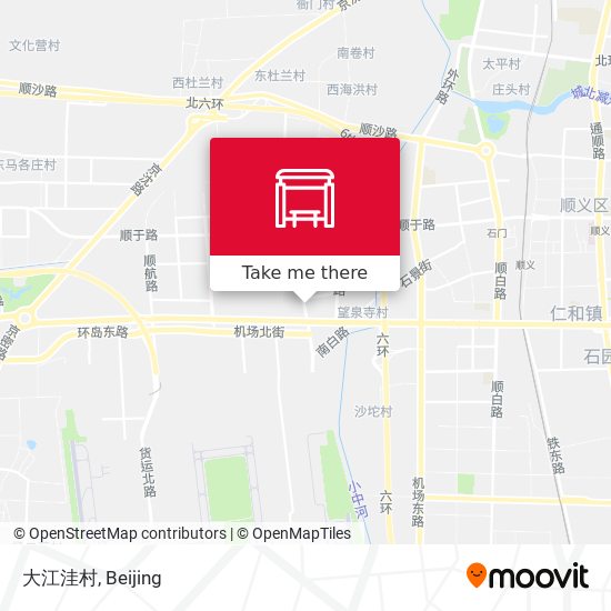 大江洼村 map