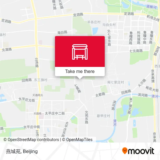 燕城苑 map