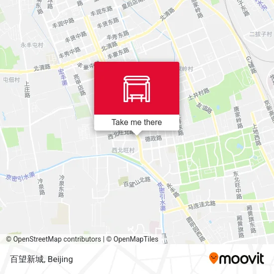 百望新城 map