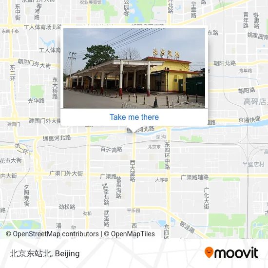 北京东站北 map