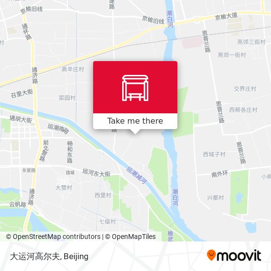 大运河高尔夫 map