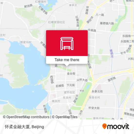 怀柔金融大厦 map