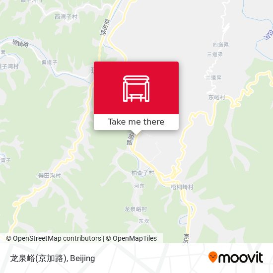 龙泉峪(京加路) map