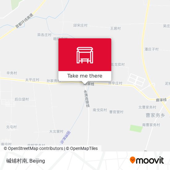 碱铺村南 map