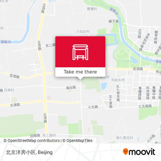 北京洋房小区 map
