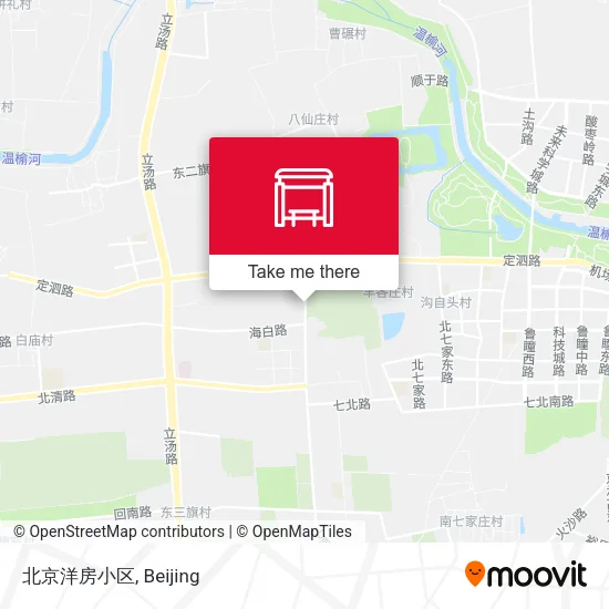 北京洋房小区 map
