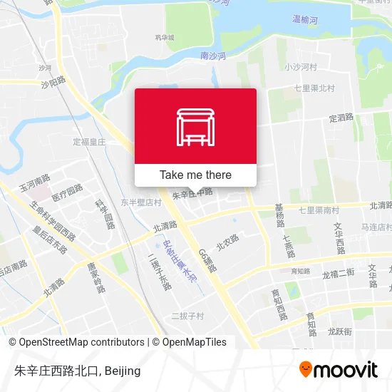朱辛庄西路北口 map
